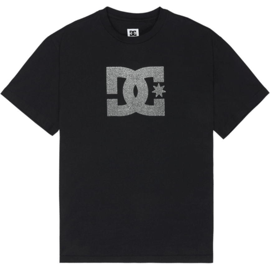 2026 DC Shoes Mens DC Stras Star T-Shirt EDYZT04457 - Black